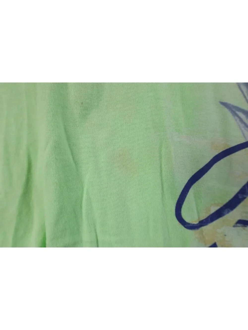 Vtg 90s Ralph Lauren Mens XL Faded Marlin Deep Sea Fishing T-Shirt Lime Green
